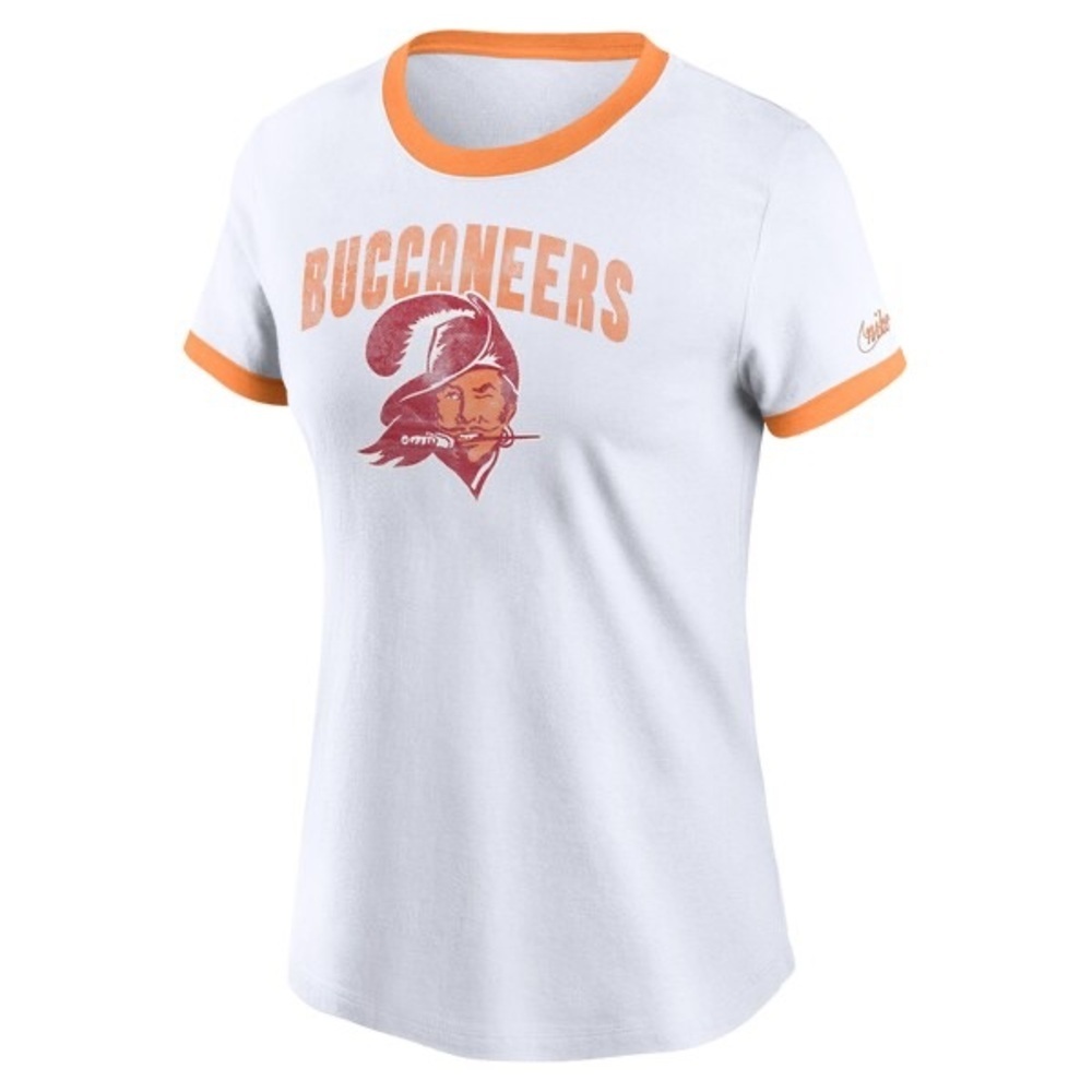 Buccaneers Rewind Ringer Women’s Tee